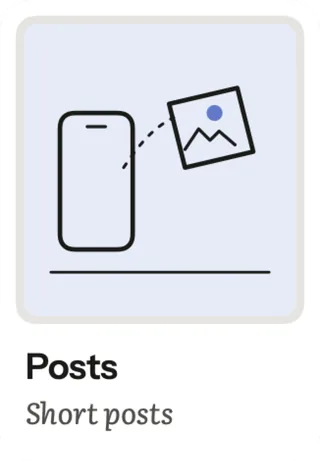 Posts: Short posts