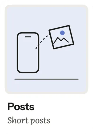 Posts: Short posts