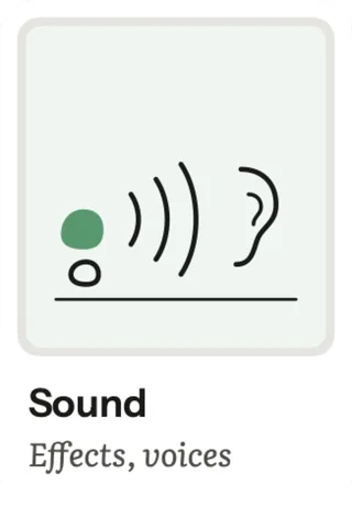 Sound: Effects, voices